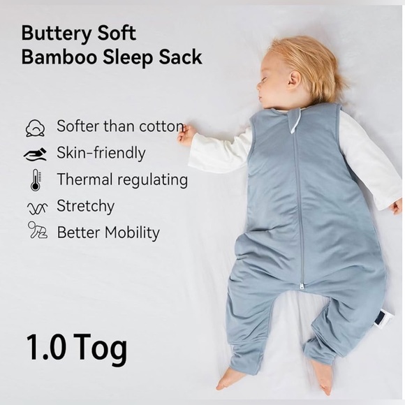 Bubble Panda Rayon Made from Bamboo Toddler Sleep Sack Size Large G6 - Picture 2 of 7